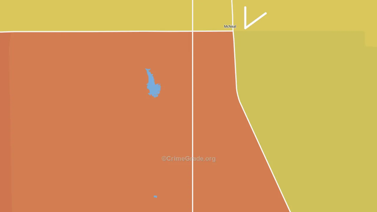 McNeal, AZ Map of Assault Rates