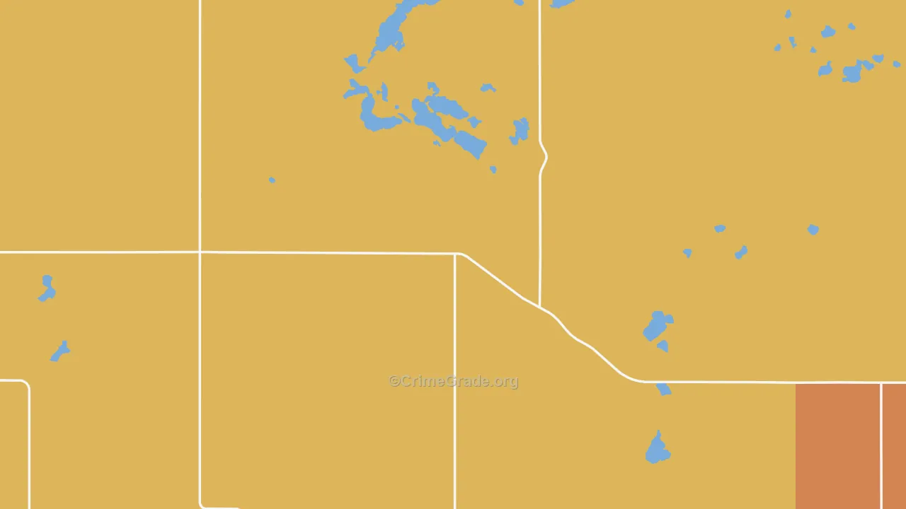 McPherson County, SD Map of Assault Rates