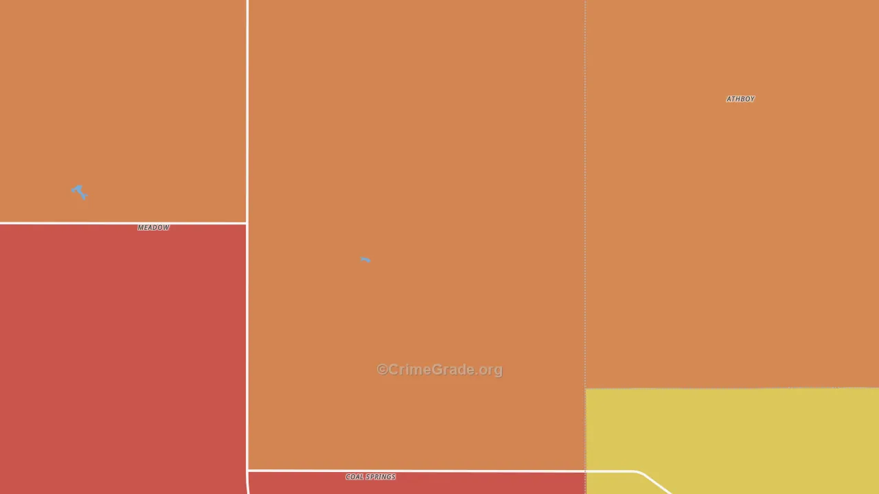 Meadow, SD Map of Assault Rates