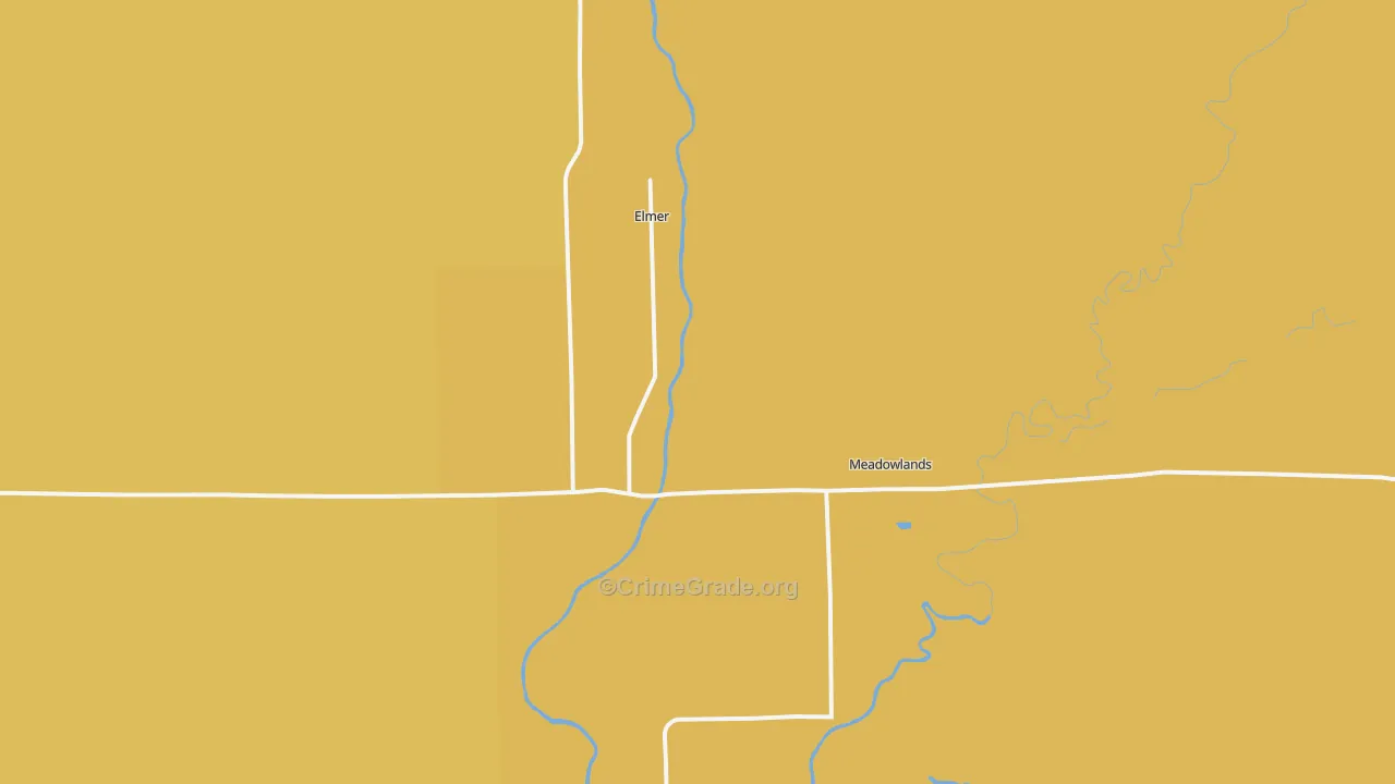 Meadowlands, MN Map of Assault Rates