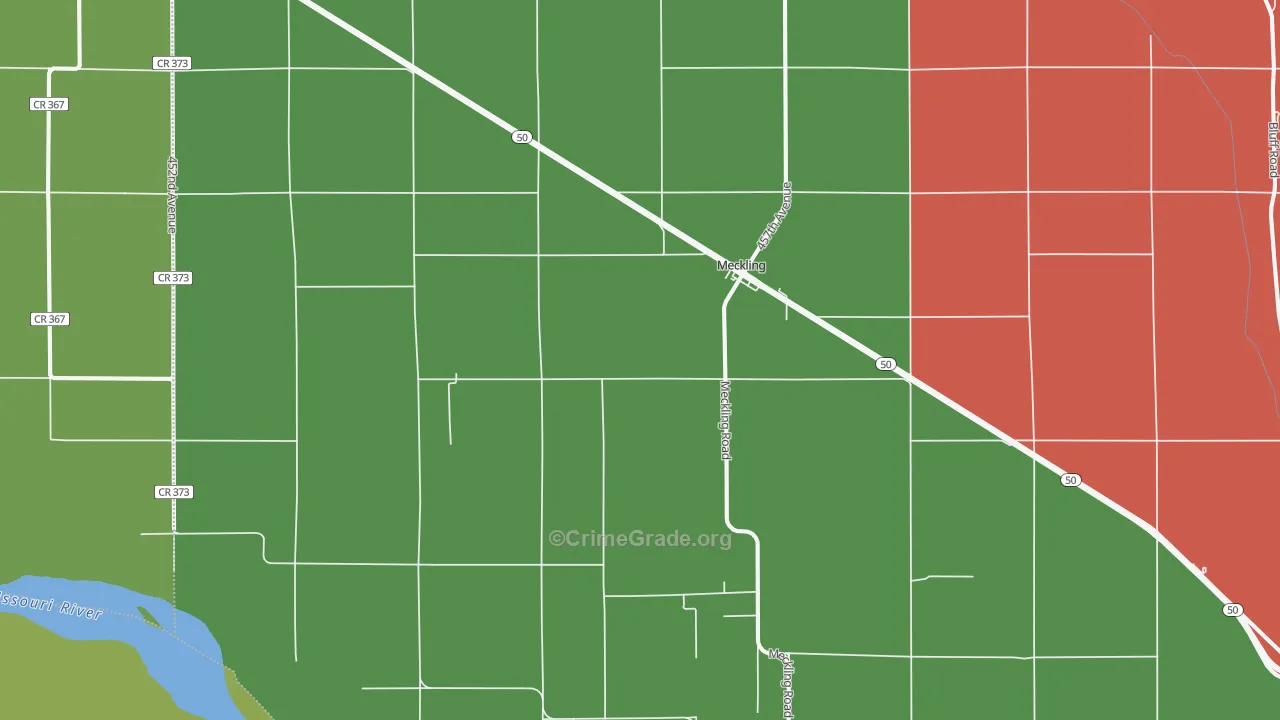 Meckling, SD Map of Assault Rates