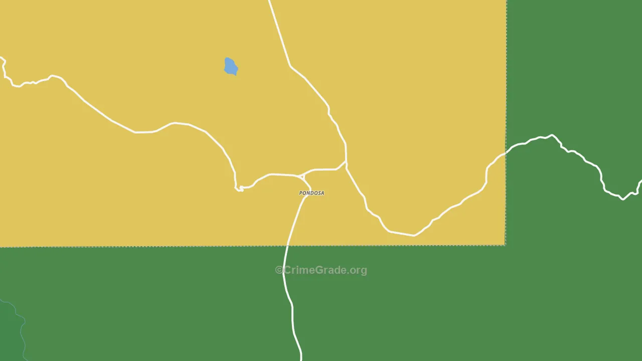 Medical Springs, OR Map of Assault Rates