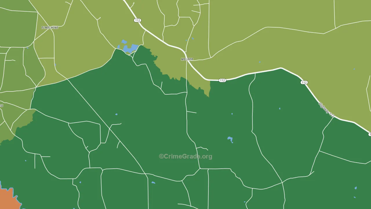 Melder, LA Map of Assault Rates