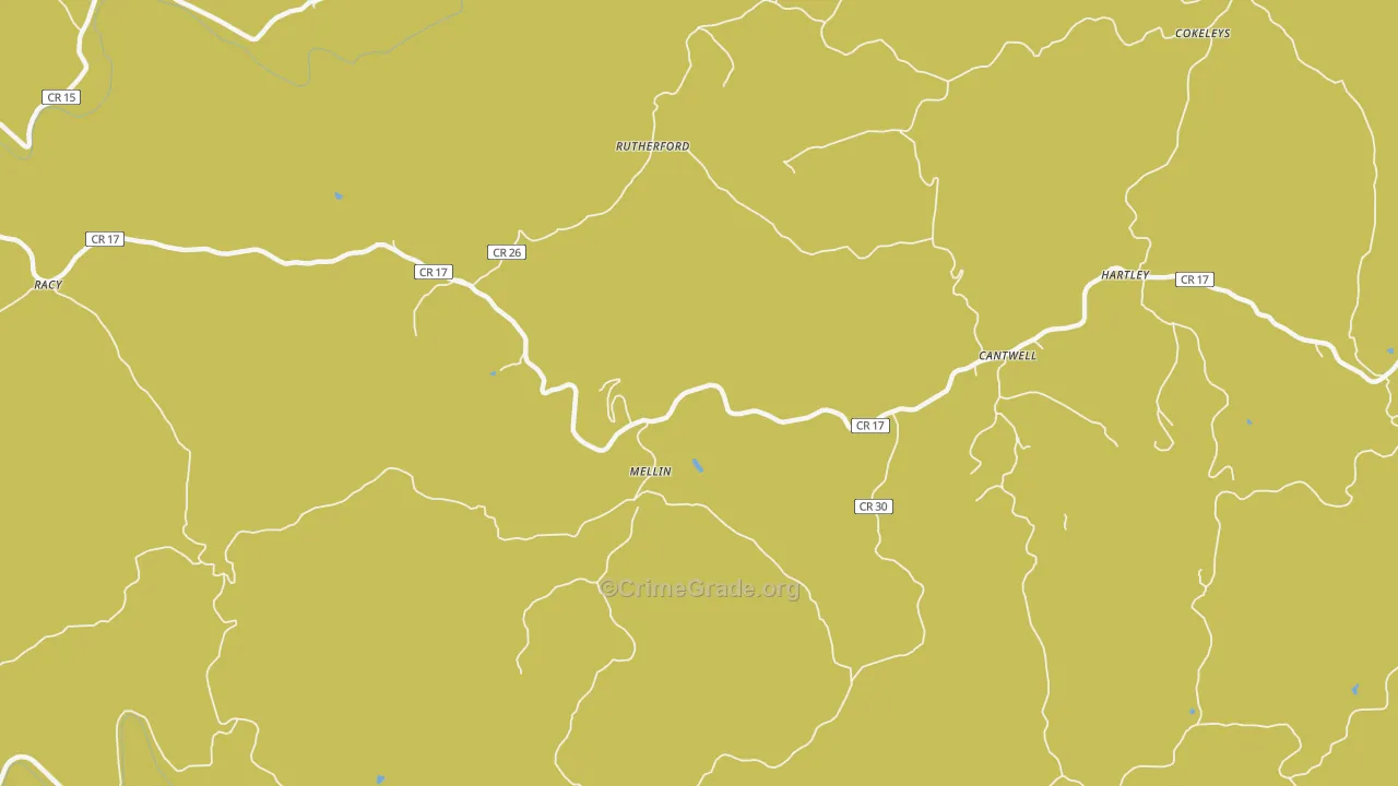 Mellin, WV Map of Assault Rates