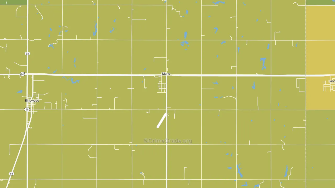 Meno, OK Map of Assault Rates