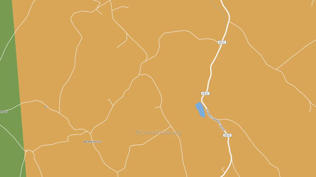 Merrickville, NY Map of Assault Rates