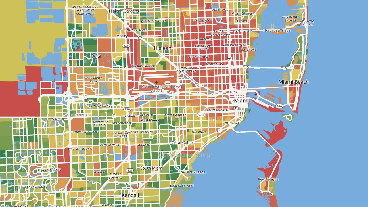 Miami, FL Map of Assault Rates