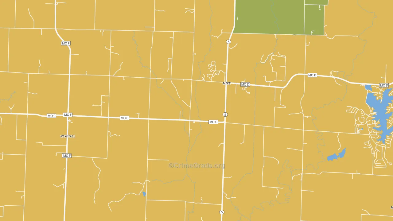 Mike, MO Map of Assault Rates
