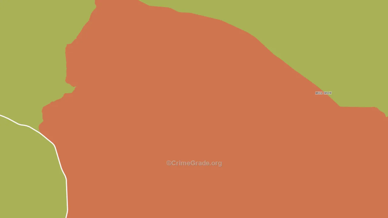 Mill Iron, MT Map of Assault Rates