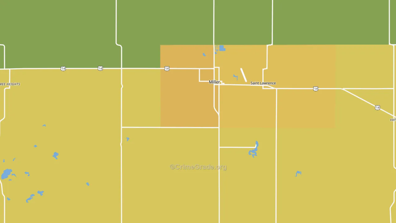 Miller, SD Map of Assault Rates