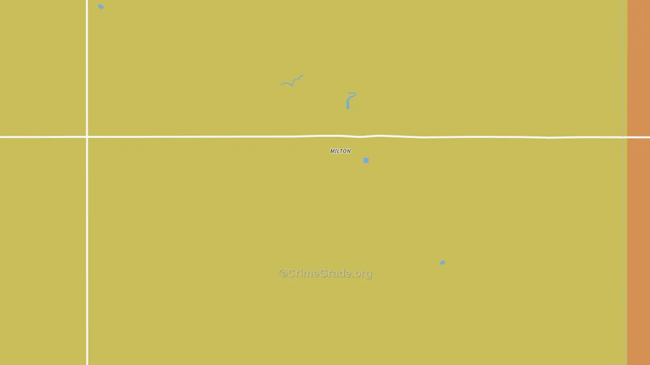 Milton, ND Map of Assault Rates