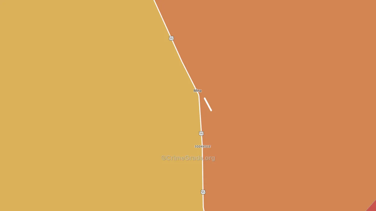 Mina, NV Map of Assault Rates