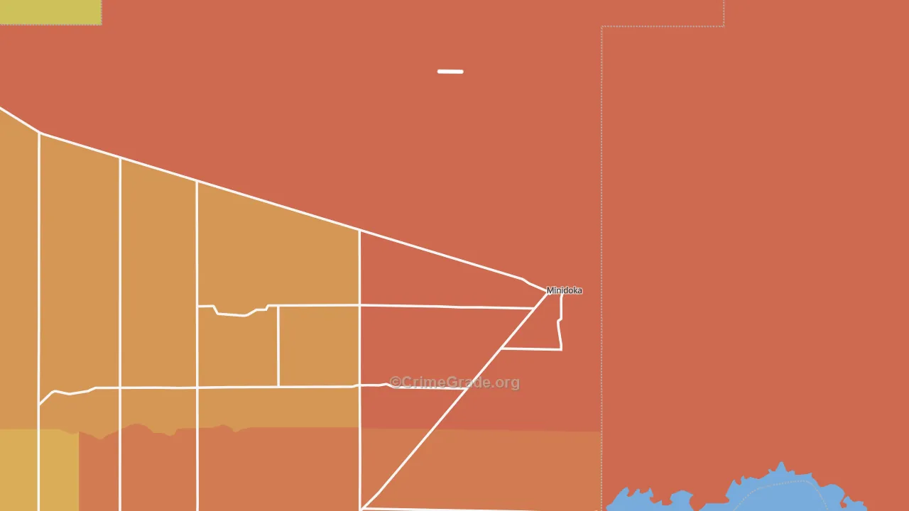Minidoka, ID Map of Assault Rates