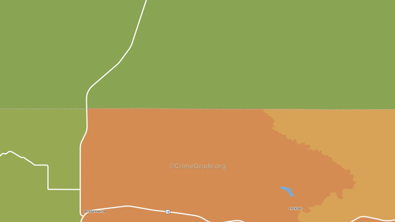 Minnekahta, SD Map of Assault Rates