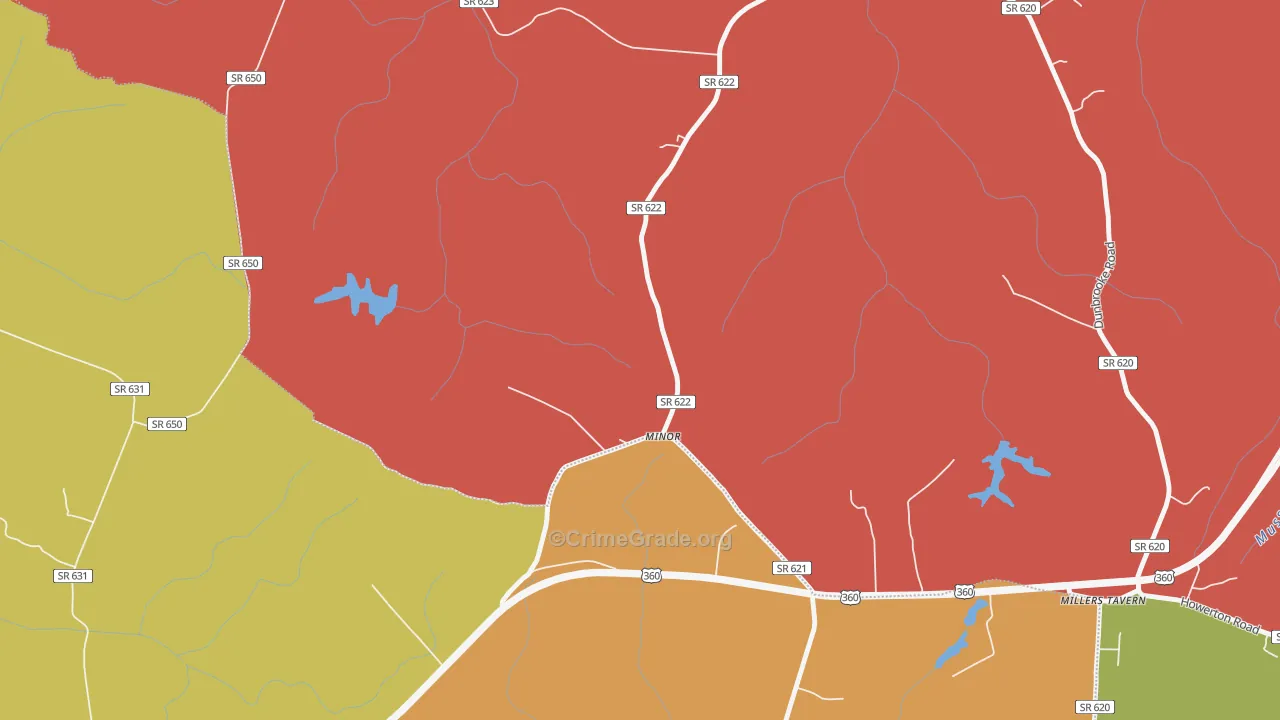 Minor, VA Map of Assault Rates