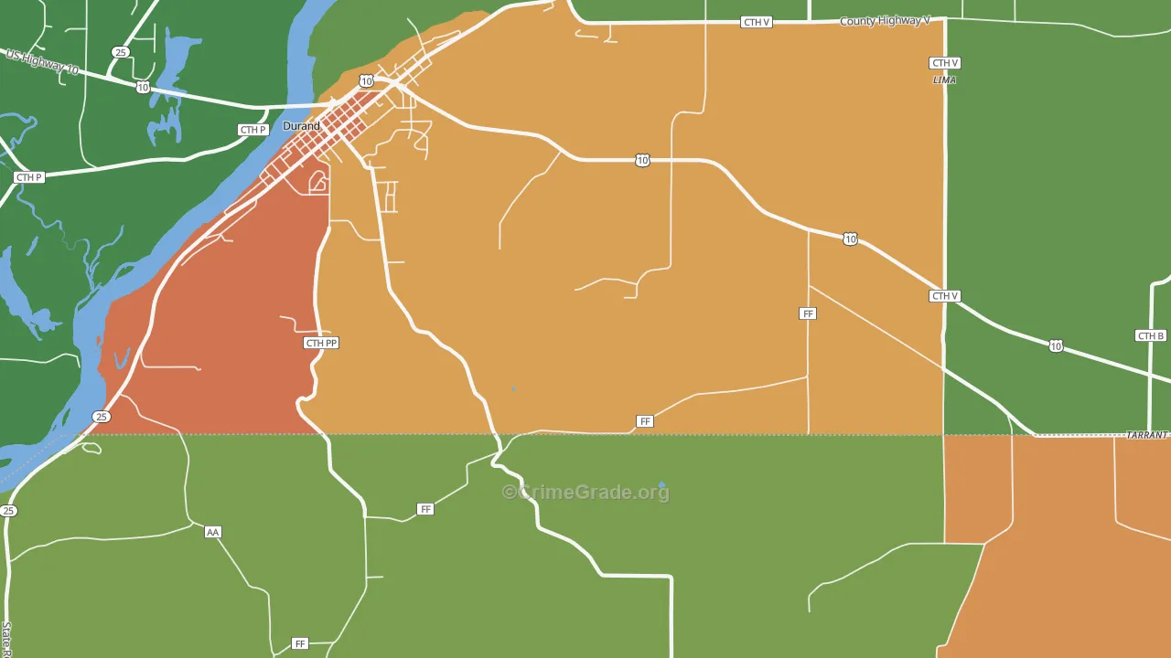 Misha Mokwa, WI Map of Assault Rates