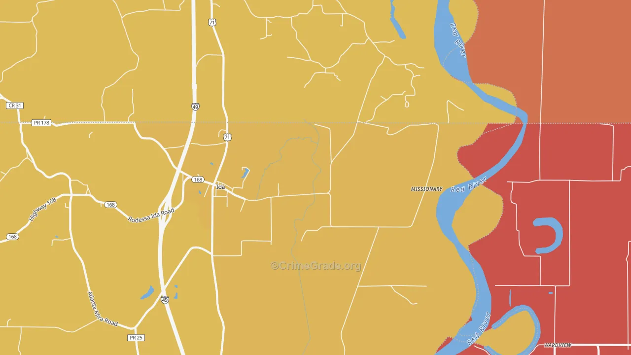 Missionary, LA Map of Assault Rates