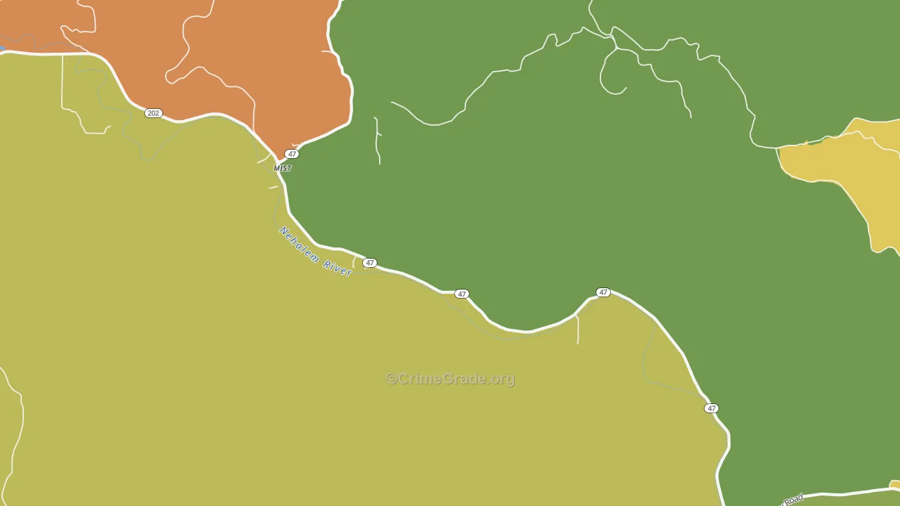 Mist, OR Map of Assault Rates