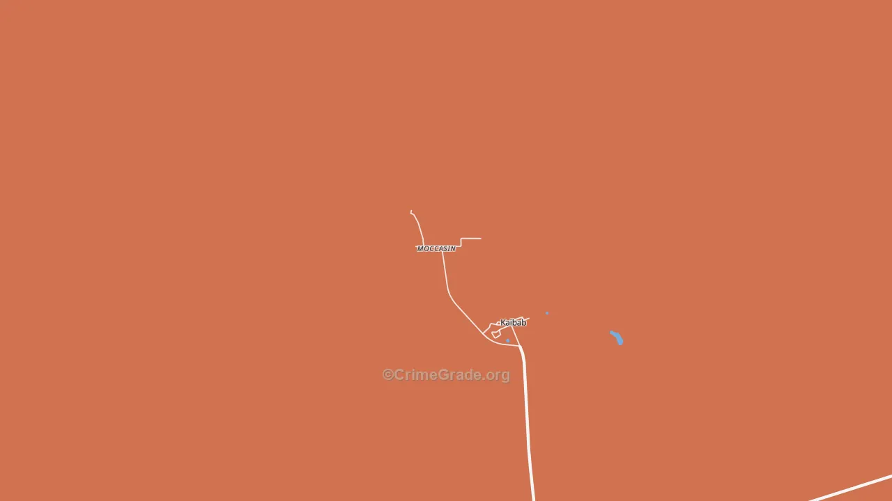 Moccasin, AZ Map of Assault Rates