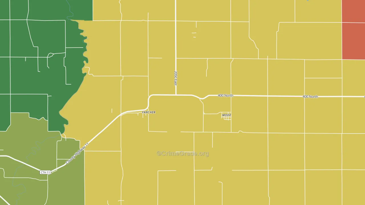 Mode, IL Map of Assault Rates