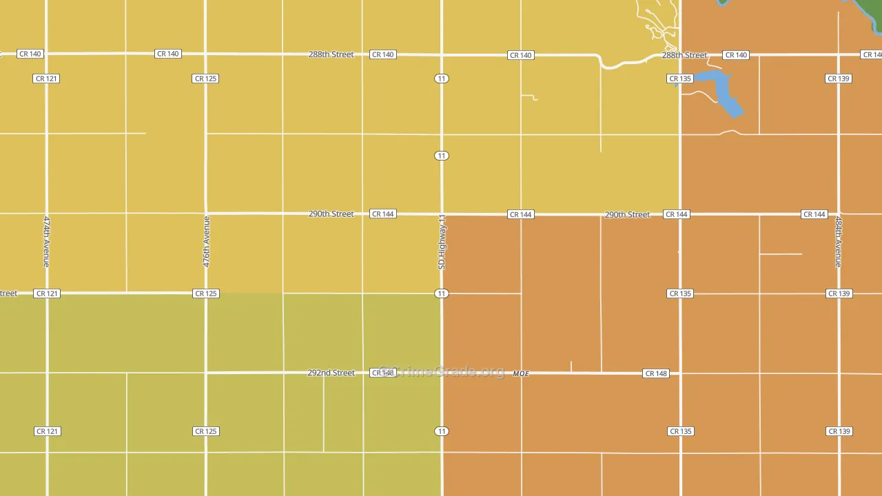 Moe, SD Map of Assault Rates