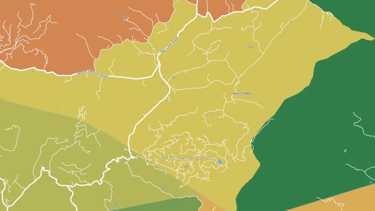Moffitt Hill, NC Map of Assault Rates