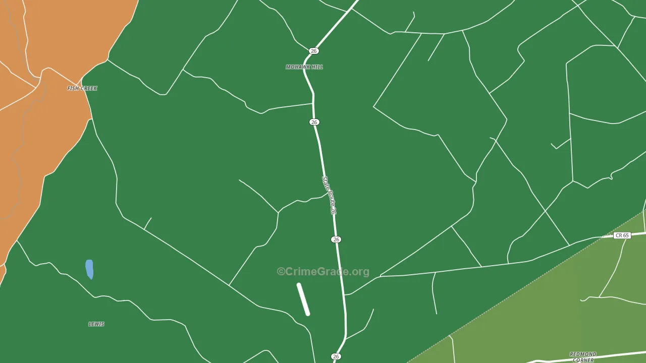 Mohawk Hill, NY Map of Assault Rates