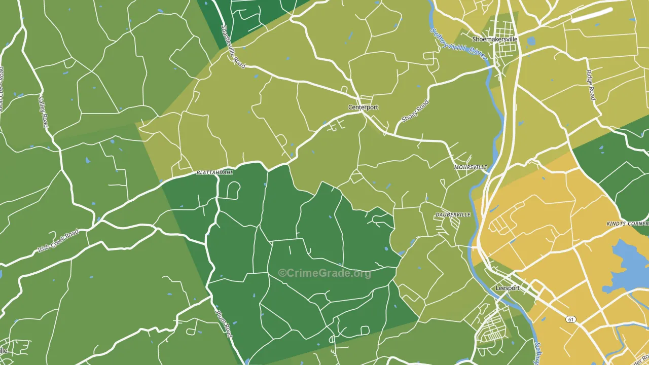 Mohrsville, PA Map of Assault Rates