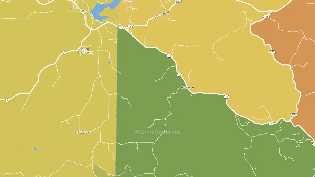 Monarch, AR Map of Assault Rates