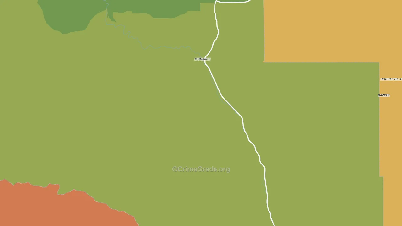 Monarch, MT Map of Assault Rates