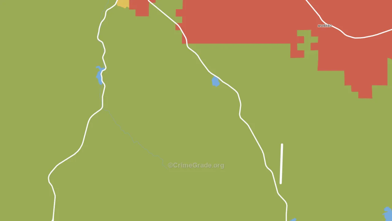 Monero, NM Map of Assault Rates