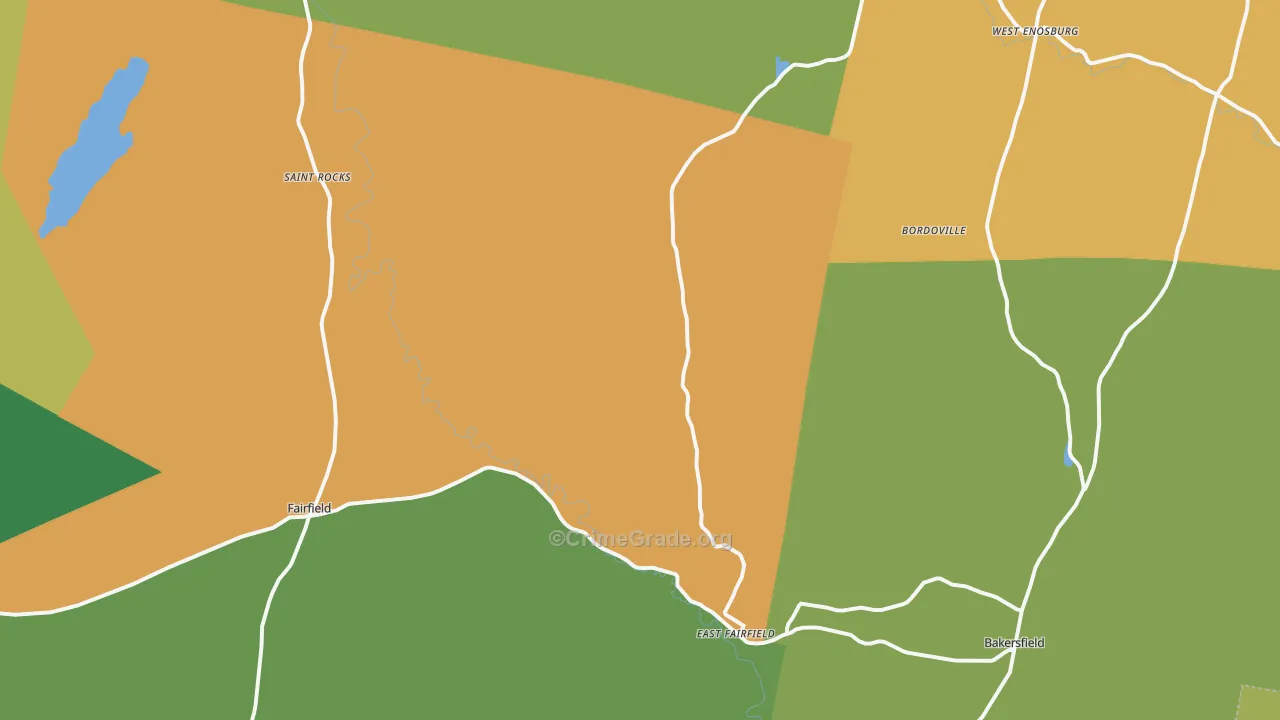 Montgomery, VT Map of Assault Rates