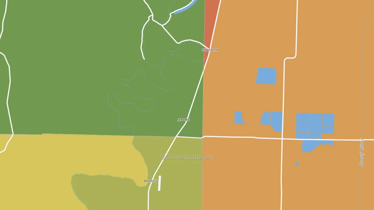 Montrose, AR Map of Assault Rates