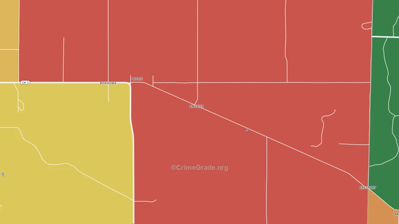 Moon, OK Map of Assault Rates