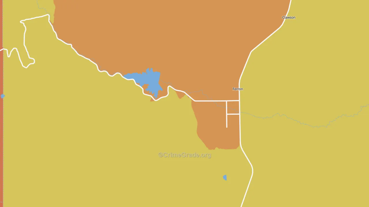 Moore, UT Map of Assault Rates