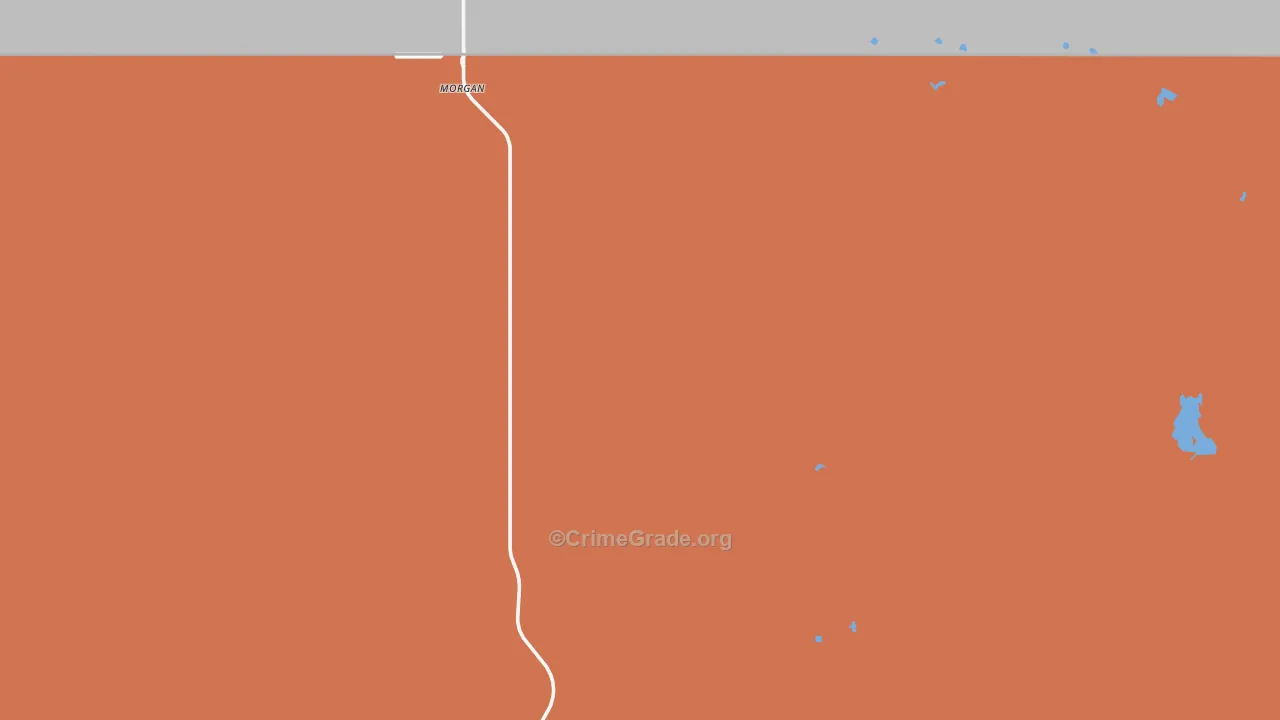 Morgan, MT Map of Assault Rates