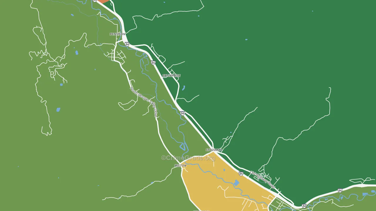 Morgan, UT Map of Assault Rates