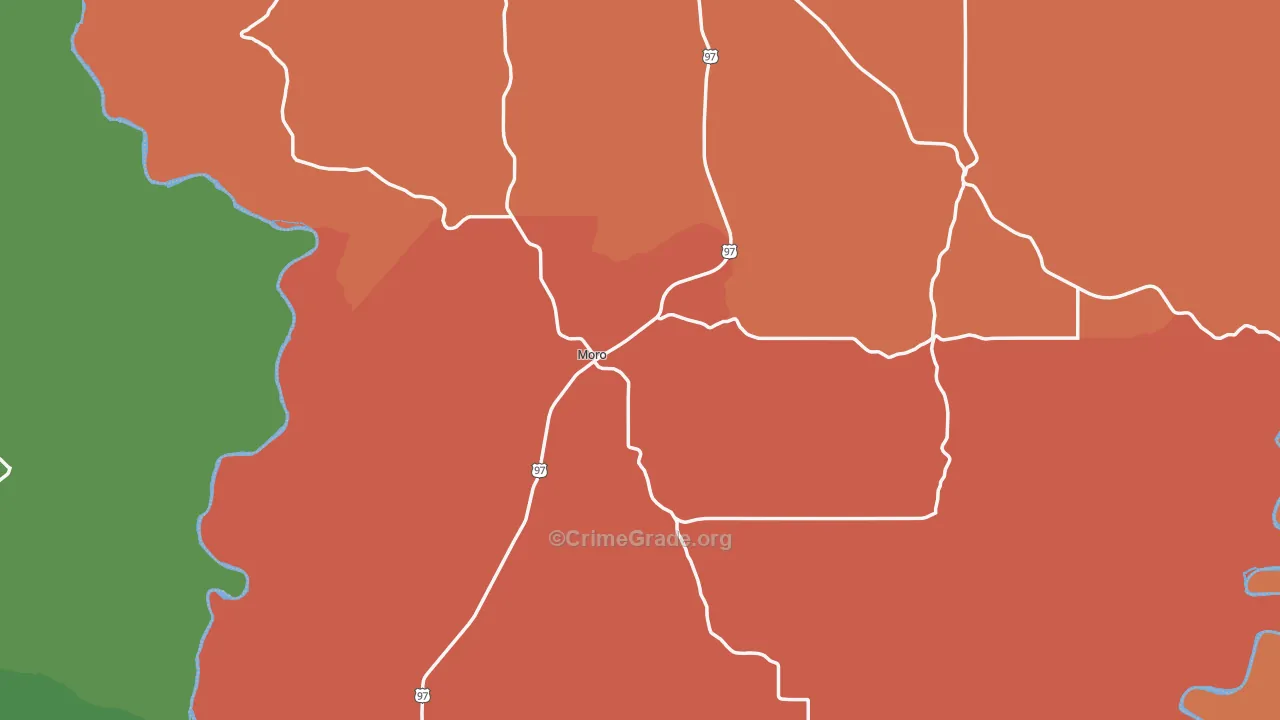 Moro, OR Map of Assault Rates