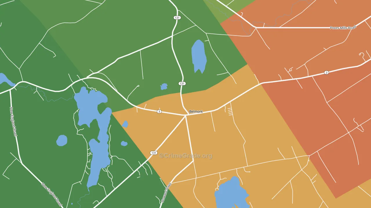 Morrill, ME Map of Assault Rates