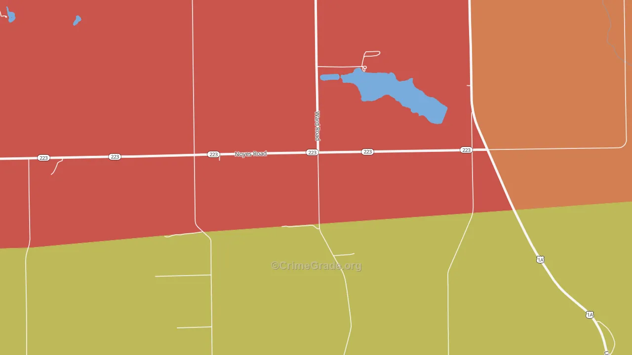 Morris Corner, ME Map of Assault Rates