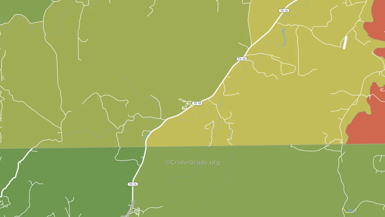 Morris Ranch, TX Map of Assault Rates