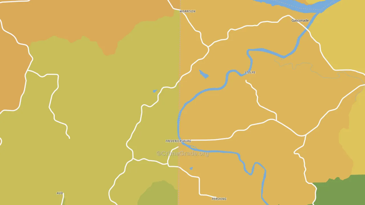 Morrison, MO Map of Assault Rates