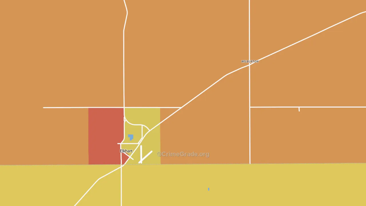 Morton County, KS Map of Assault Rates