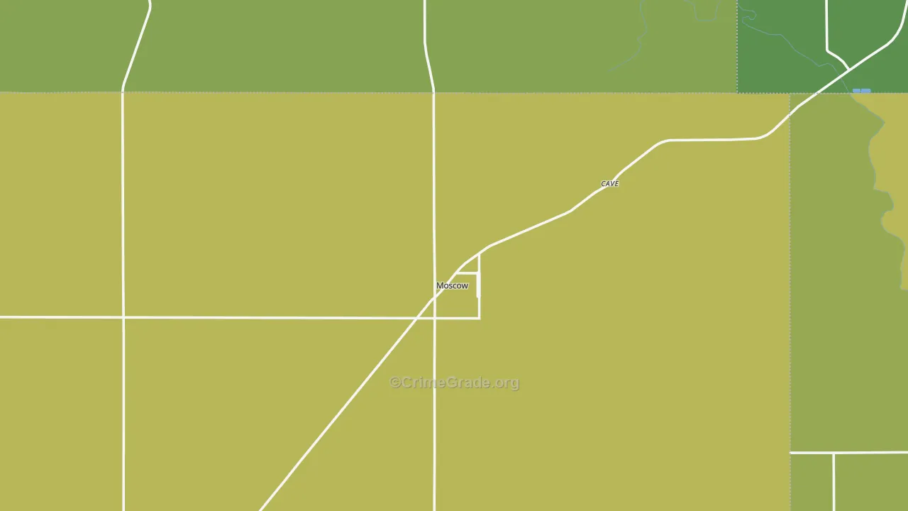 Moscow, KS Map of Assault Rates