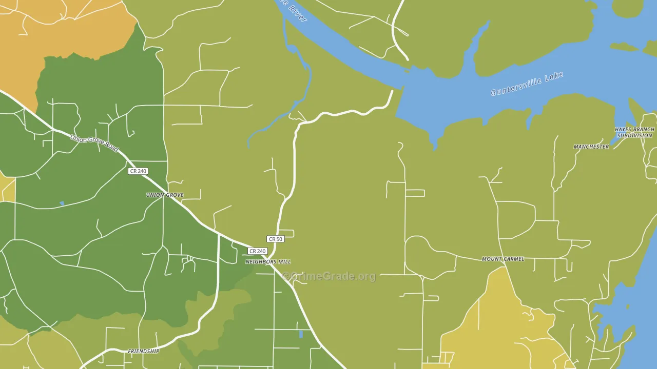 Mount Carmel, AL Map of Assault Rates