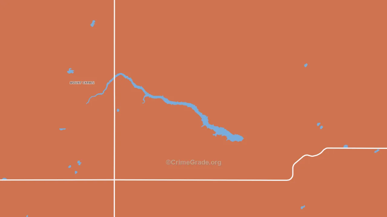 Mount Carmel, ND Map of Assault Rates