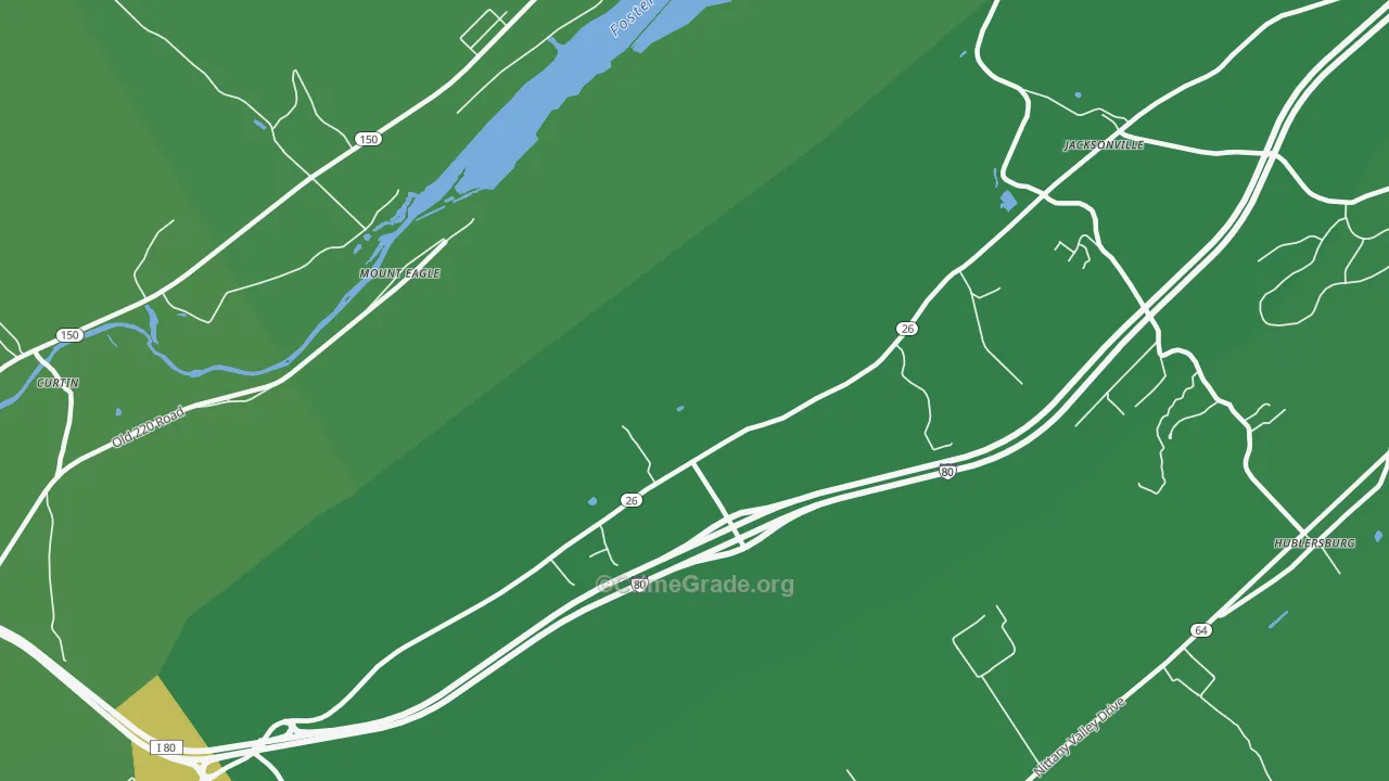 Mount Eagle, PA Map of Assault Rates