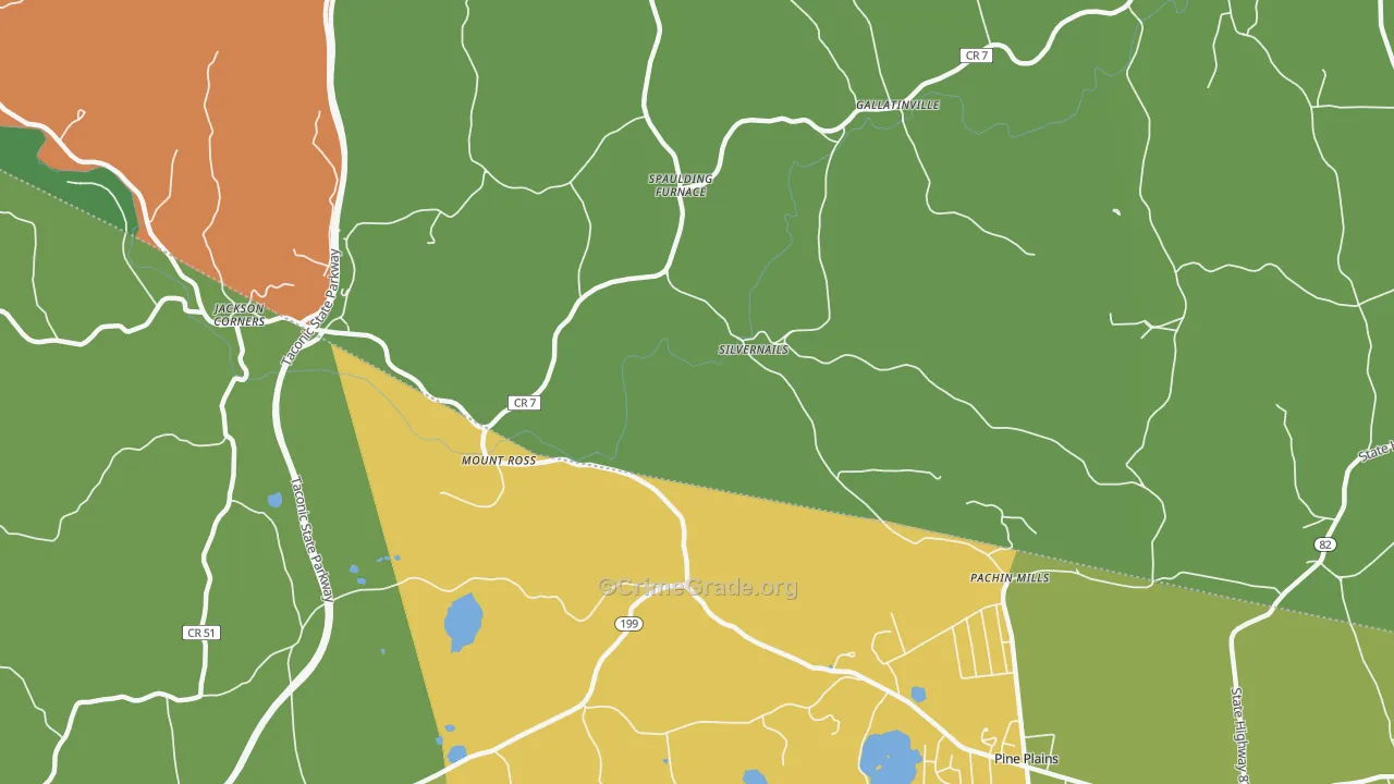 Mount Ross, NY Map of Assault Rates
