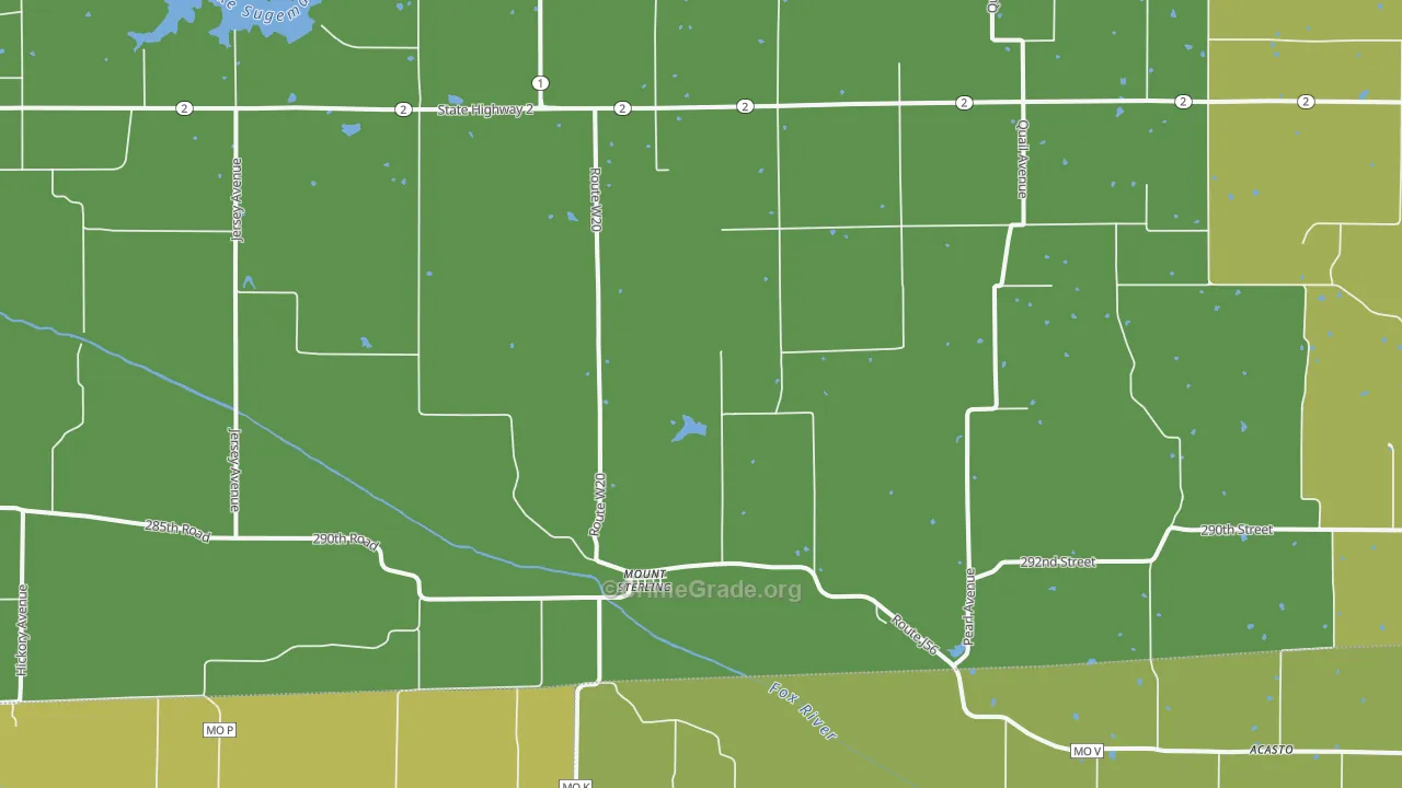 Mount Sterling, IA Map of Assault Rates