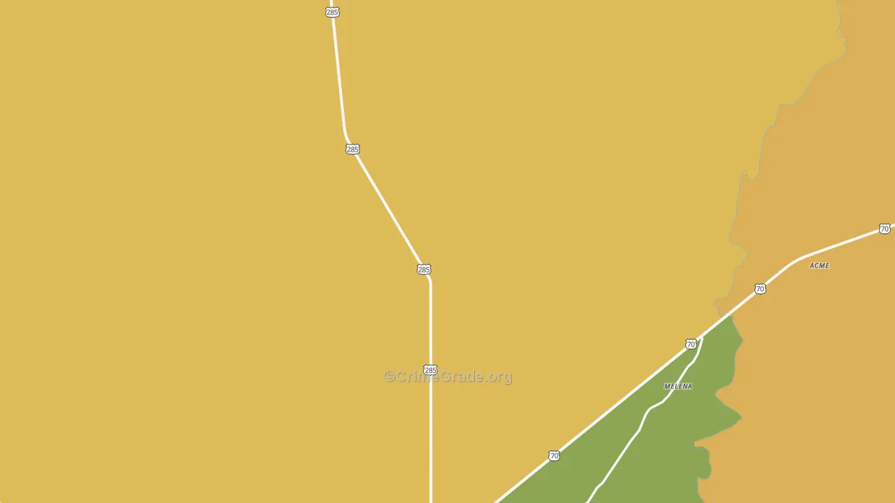 Mountain View, NM Map of Assault Rates